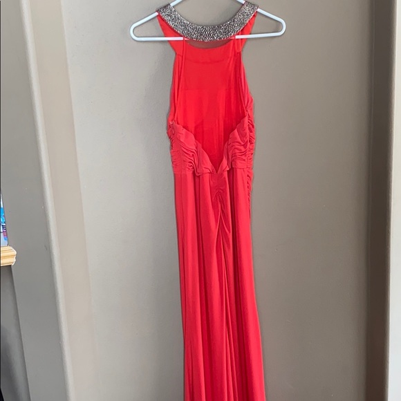 Red Floor Length Prom Dress - Picture 6 of 6